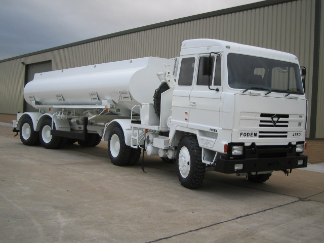 Foden MWAD 8x6 Tanker truck - ex military vehicles for sale, mod surplus